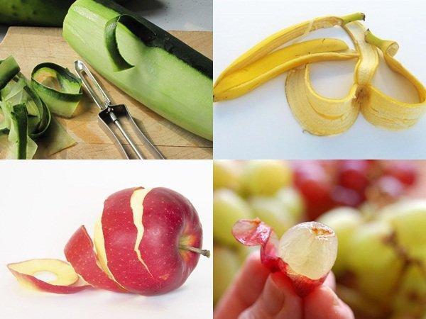 Vỏ trái cây thường bị vứt đi, nhưng những quả này ăn vỏ tốt gấp nhiều lần so với ăn ruột